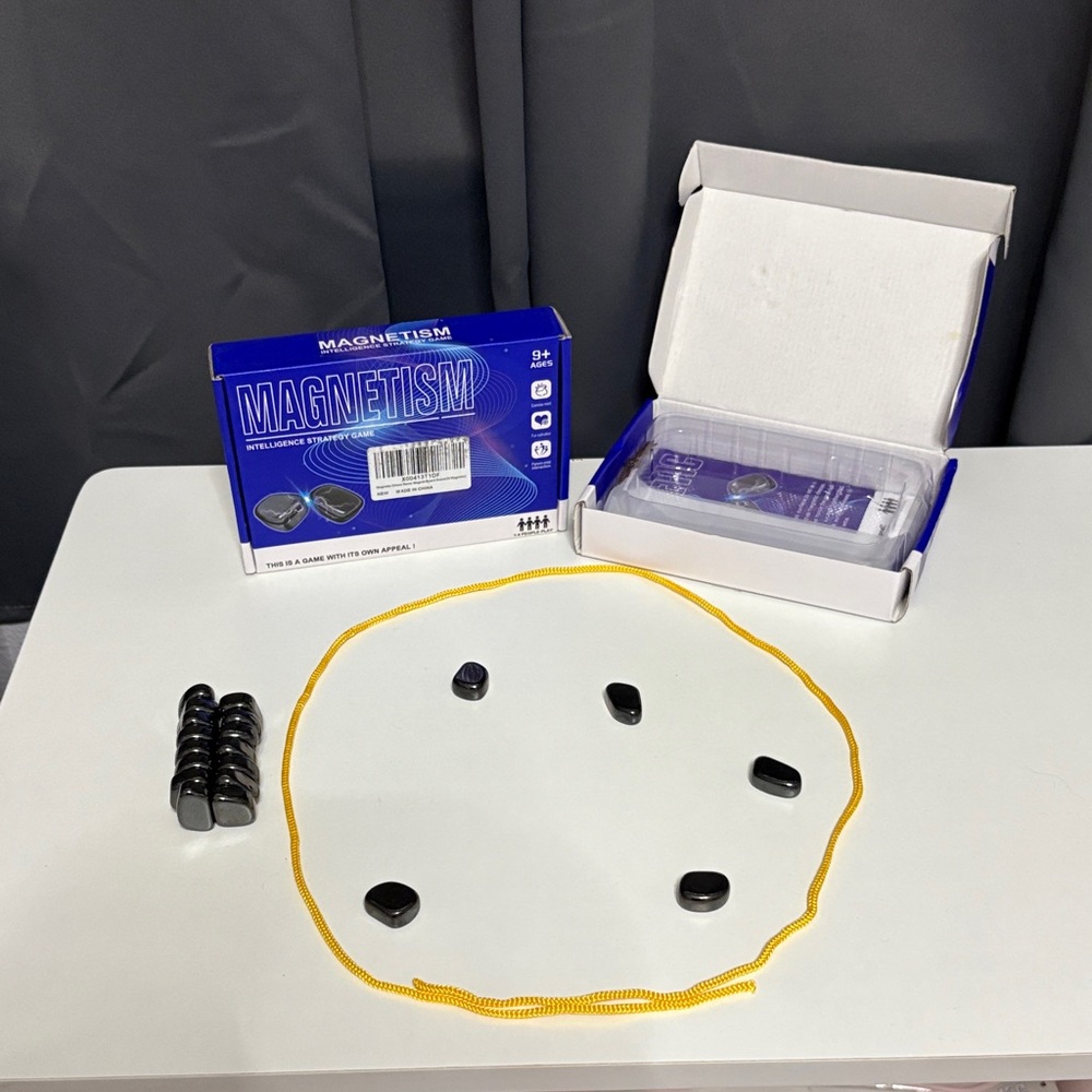 Black Magnetic Stones Set